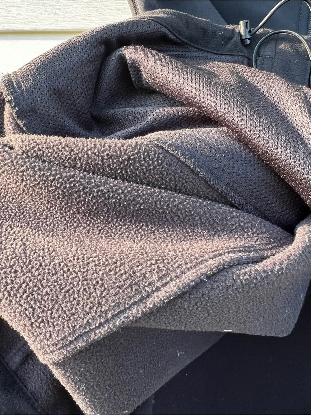 The North Face clean lightly